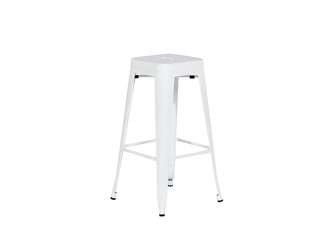 Set van 2 barkrukken CABRILLO Metaal Wit