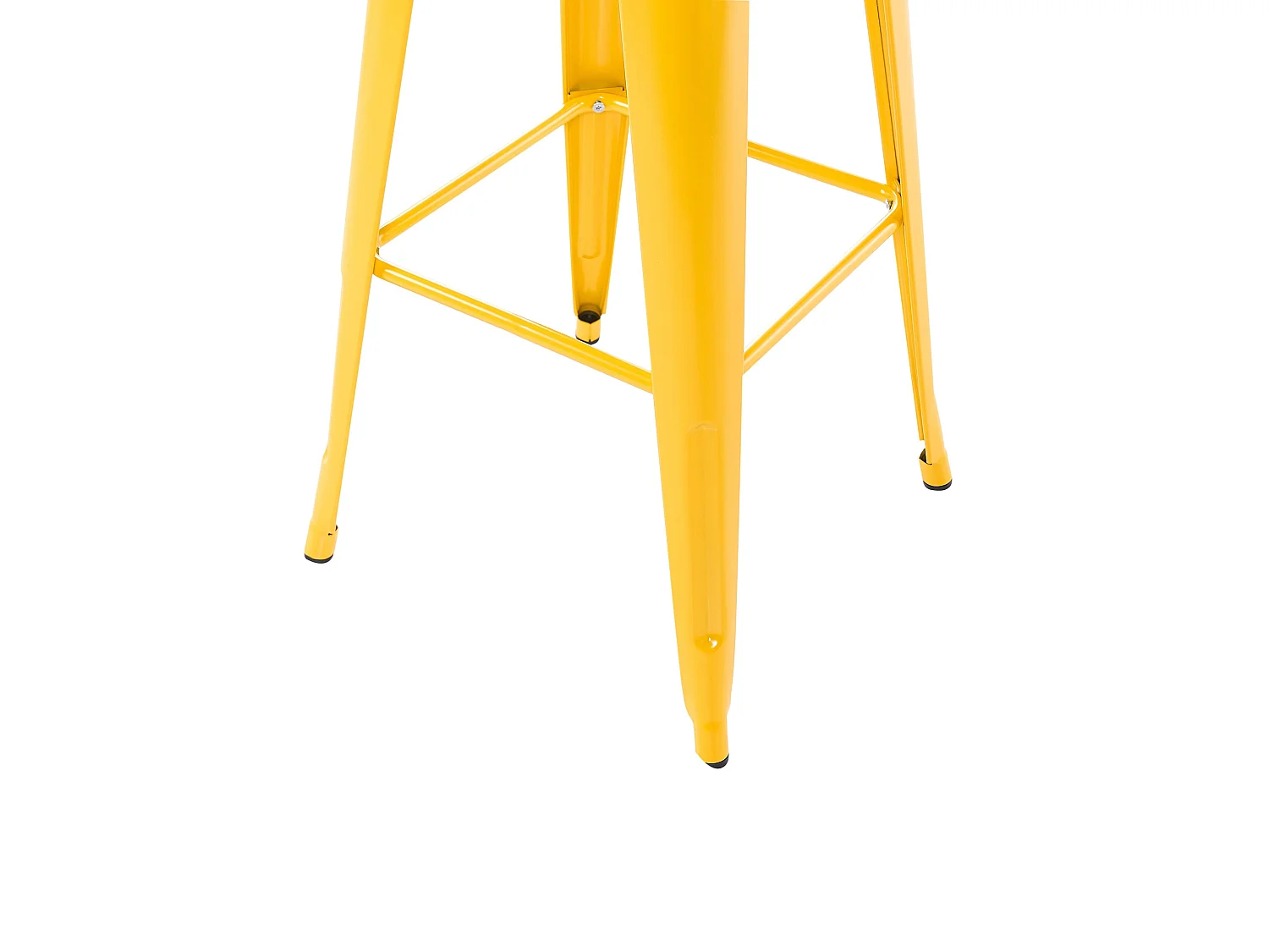 Lot de 2 tabourets de bar CABRILLO Métal Jaune