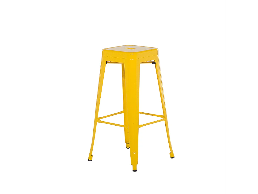 Set van 2 barkrukken CABRILLO Metaal Geel