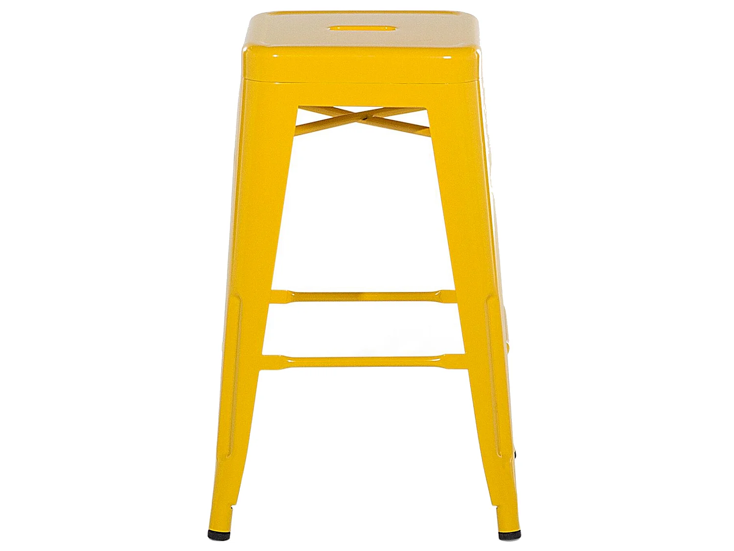 Lot de 2 tabourets de bar CABRILLO Métal Jaune