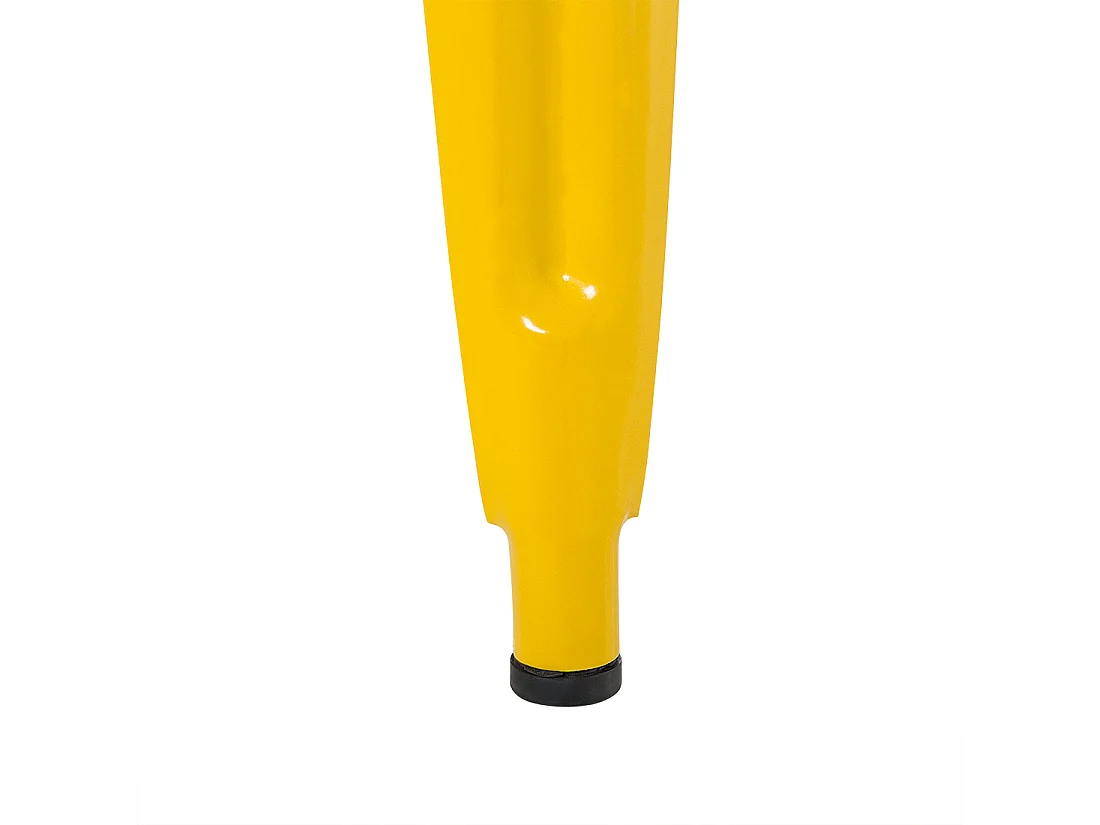 Lot de 2 tabourets de bar CABRILLO Métal Jaune