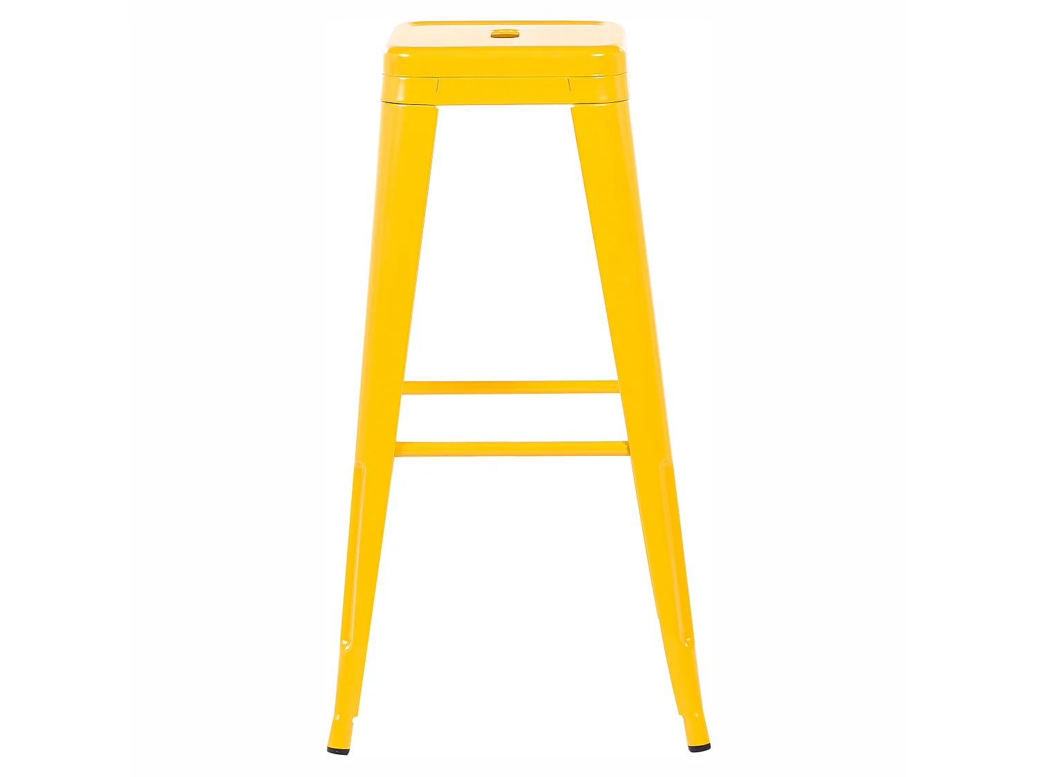 Lot de 2 tabourets de bar CABRILLO Métal Jaune