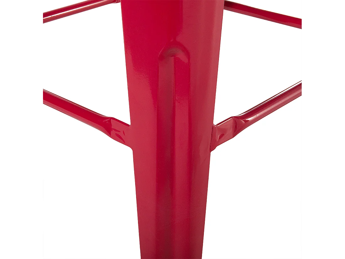 Set di 2 sgabelli da bar CABRILLO Metallo Rosso