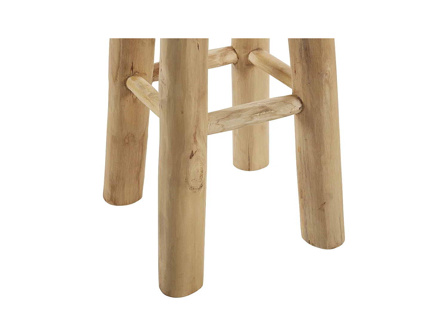 Tabouret de bar WALTON Cuir Marron