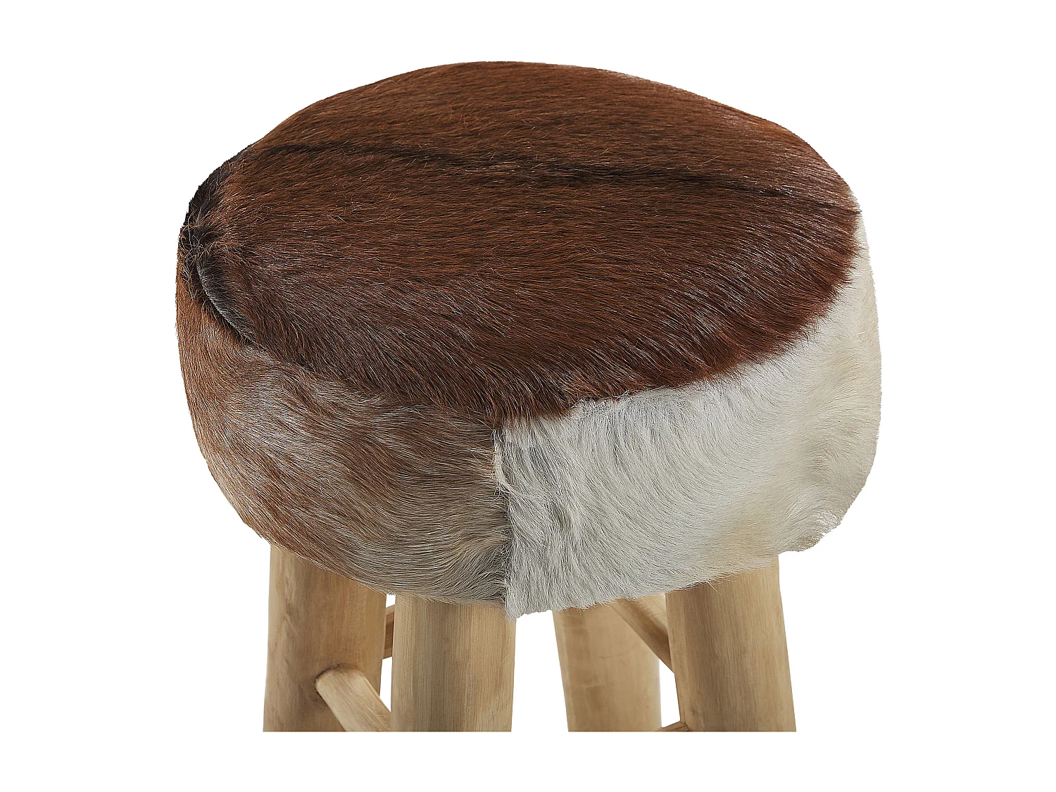 Tabouret de bar WALTON Cuir Marron