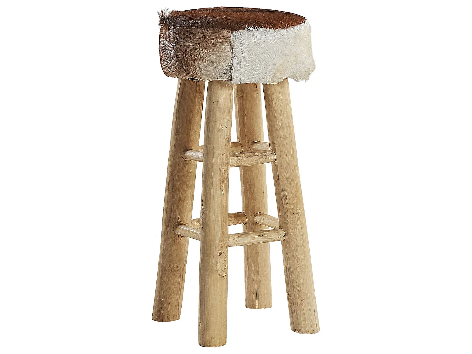 Tabouret de bar WALTON Cuir Marron