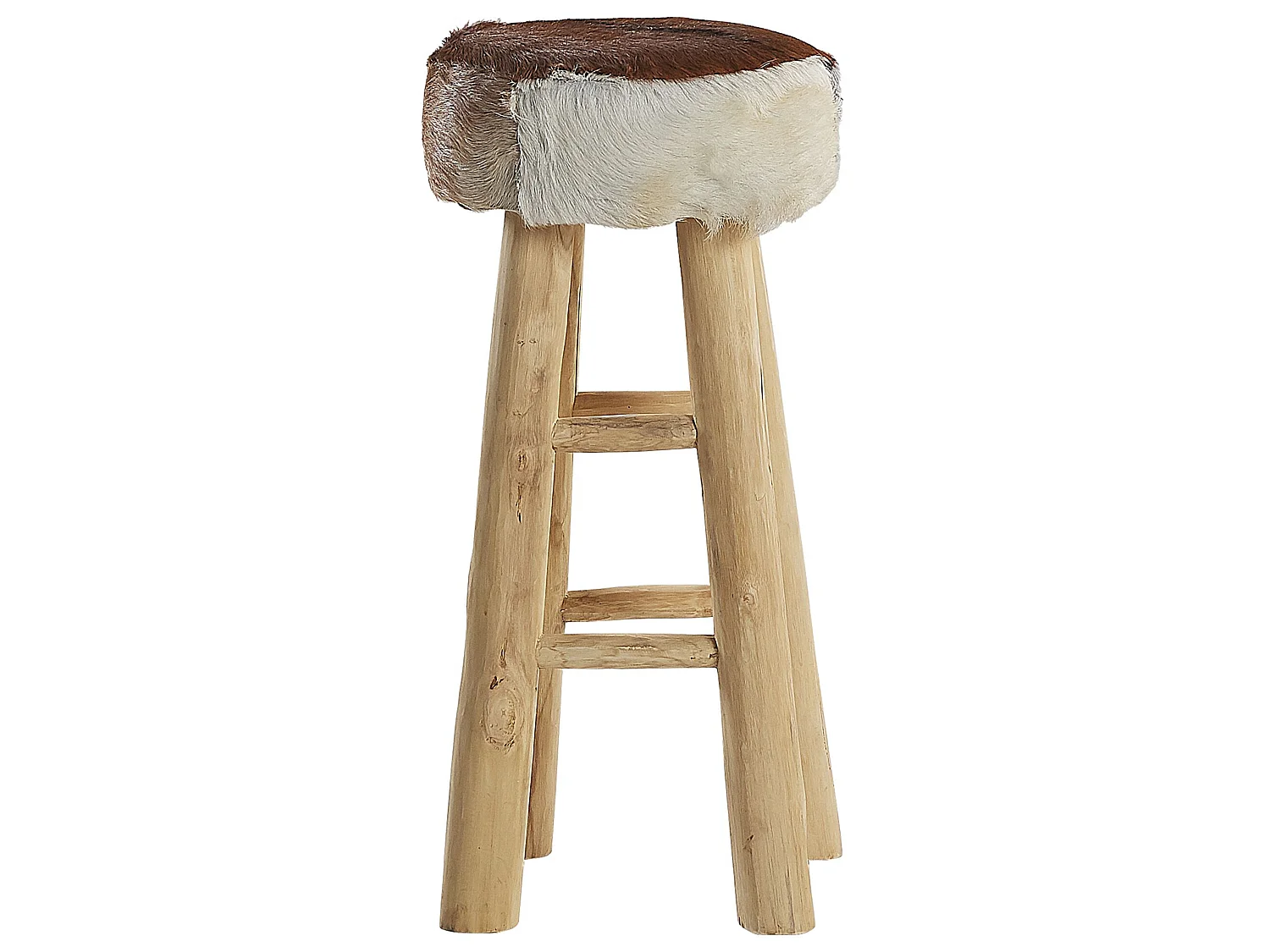 Tabouret de bar WALTON Cuir Marron
