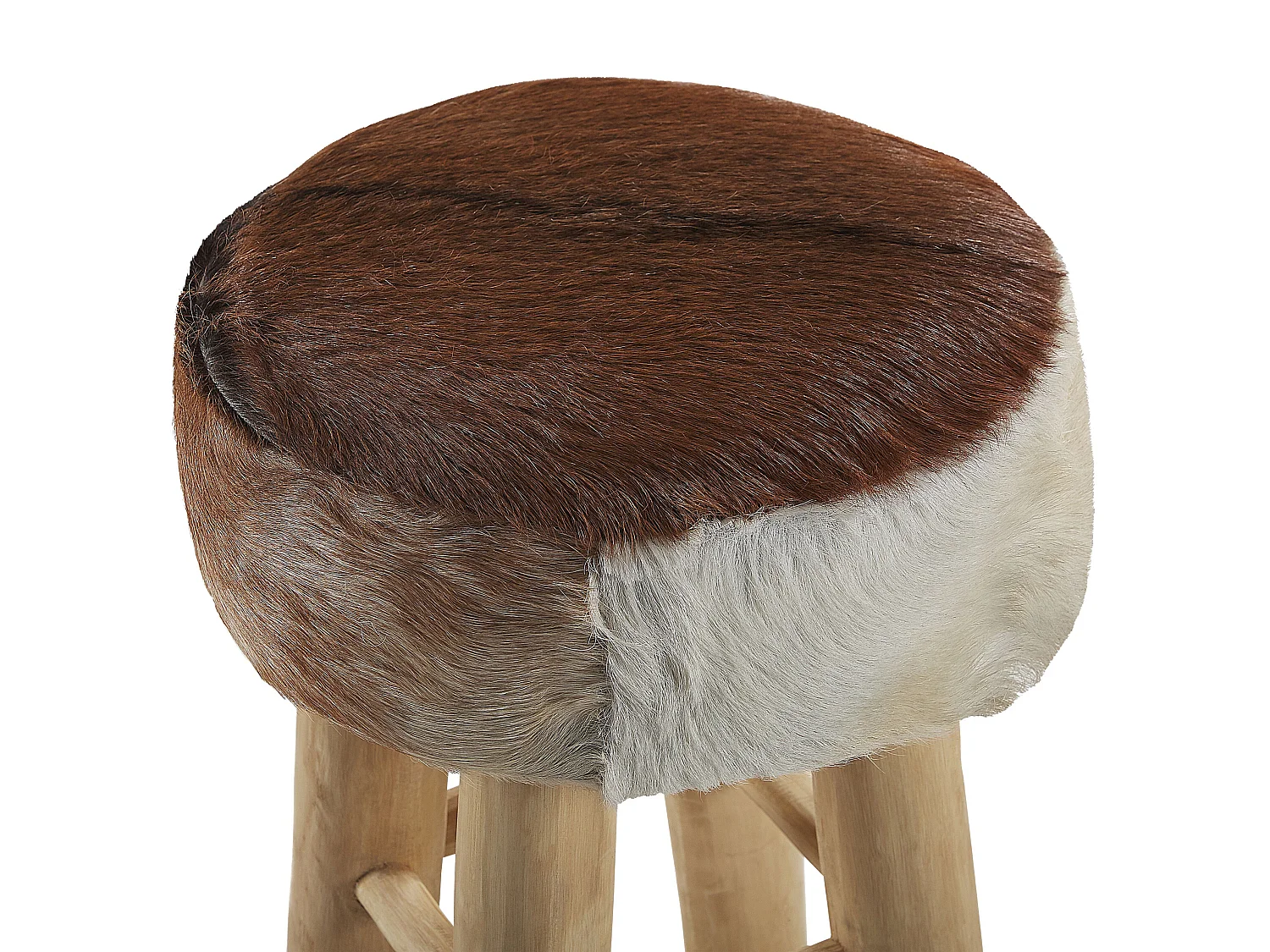 Tabouret de bar WALTON Cuir Marron