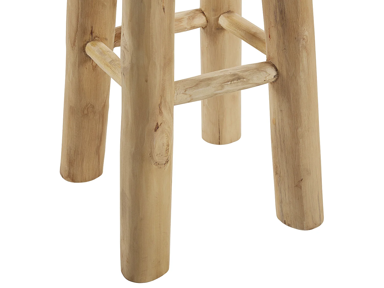 Tabouret de bar WALTON Cuir Marron