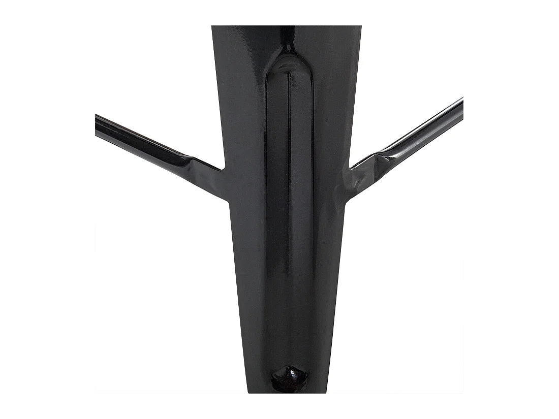 Hocker 2er Set in industriellem Stil Metall schwarz 76 cm Cabrillo