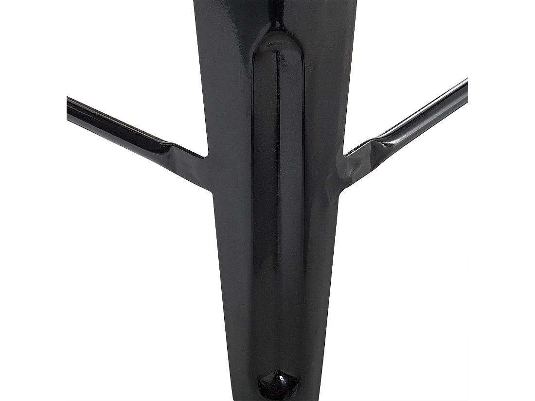 Lot de 2 tabourets de bar CABRILLO Métal Noir