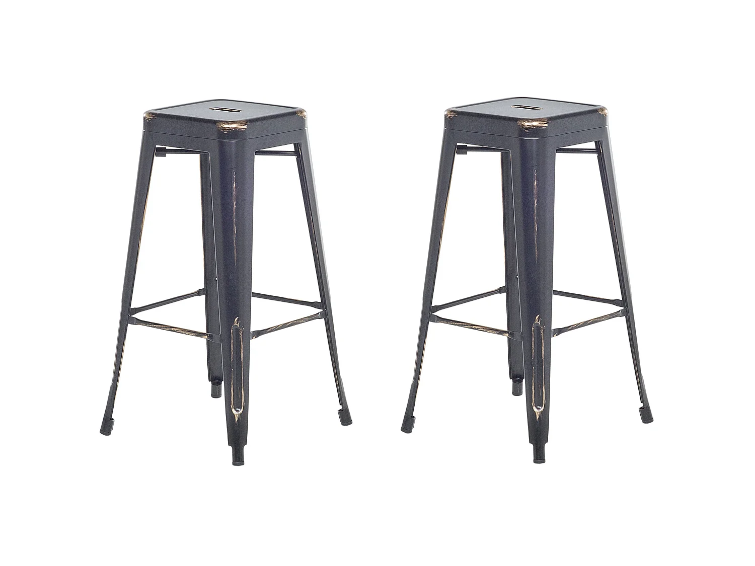 Set di 2 sgabelli da bar CABRILLO Metallo Nero