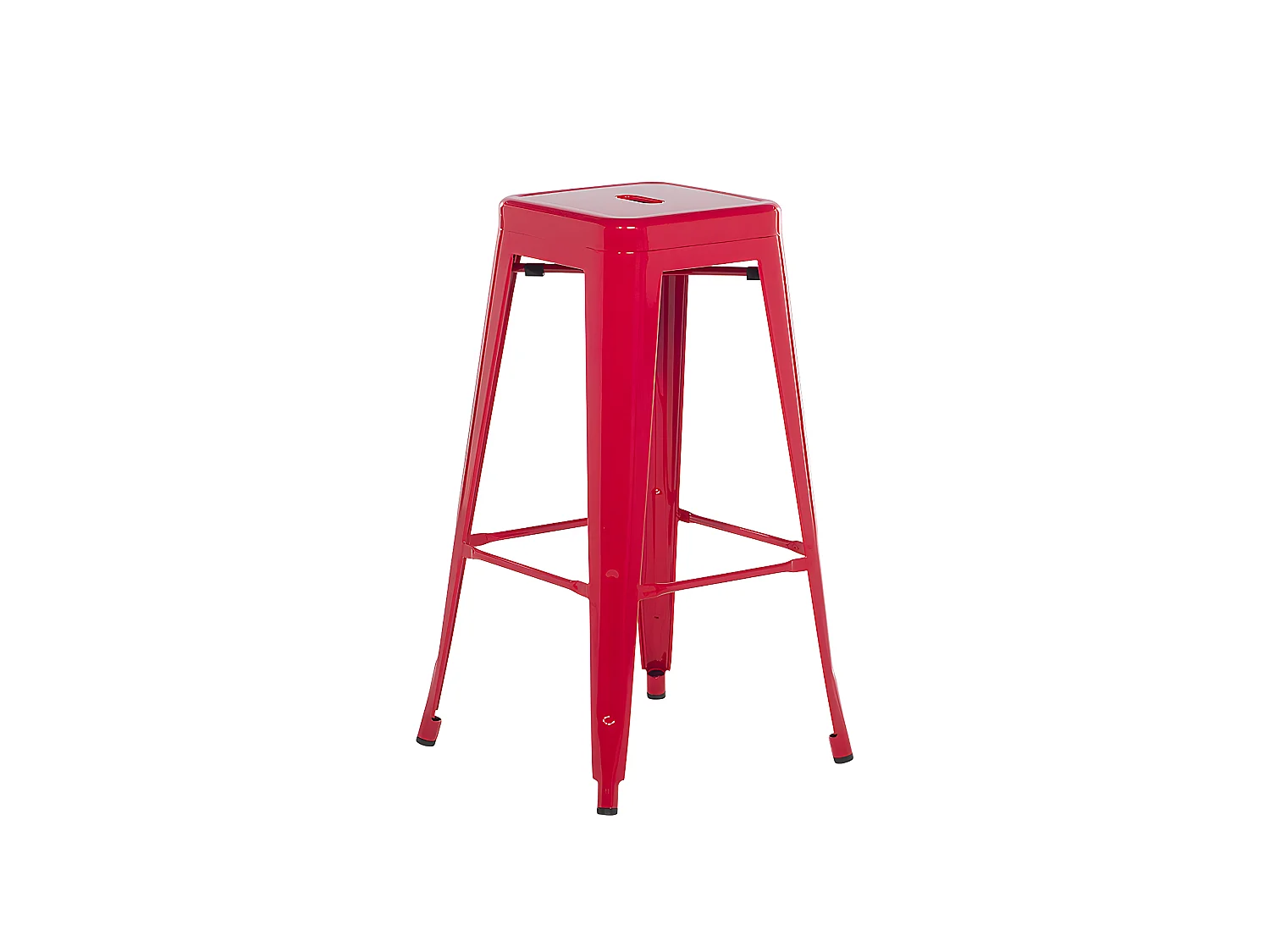 Barkruk Set van 2 Rood CABRILLO