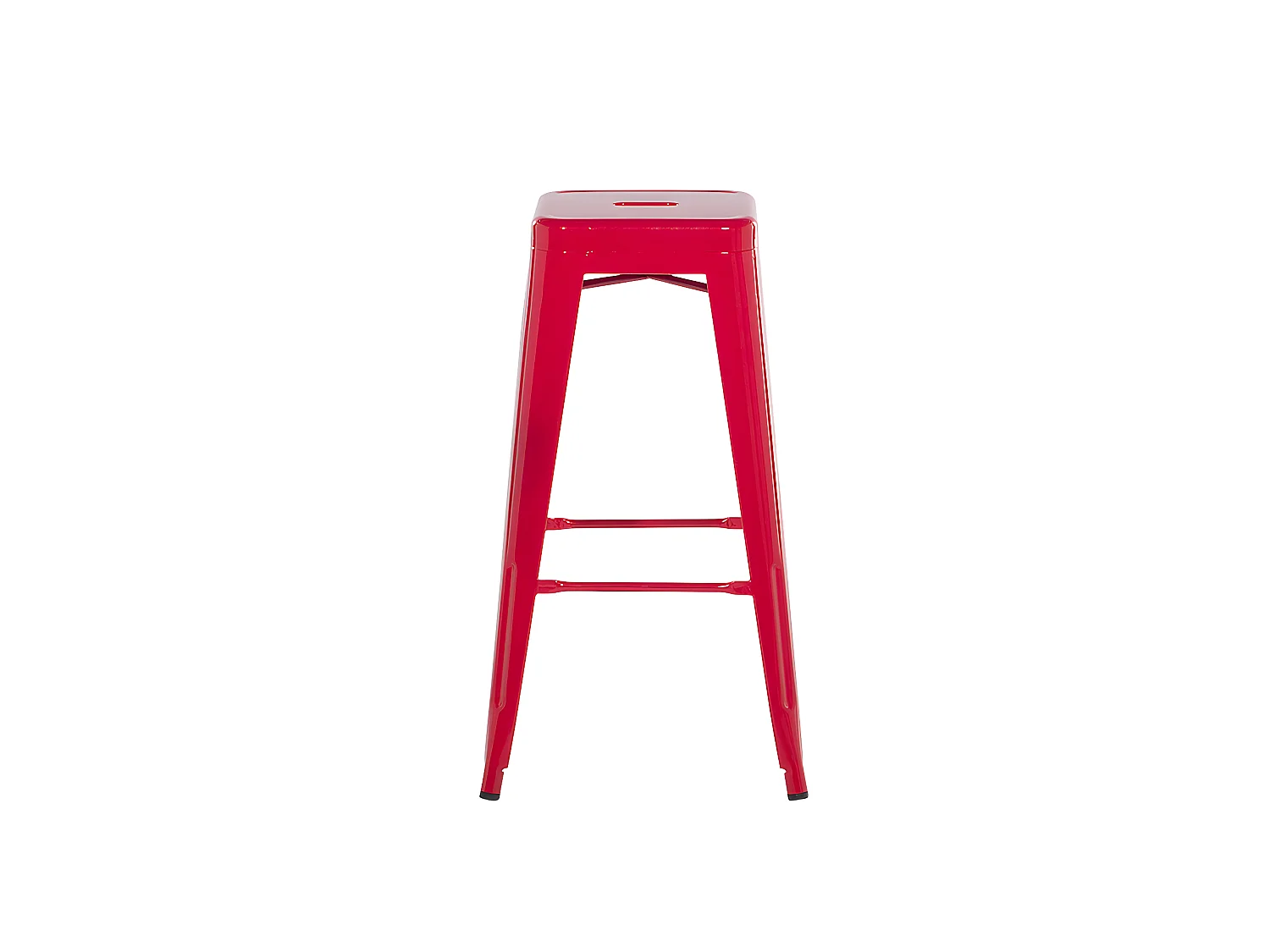 Barkruk Set van 2 Rood CABRILLO