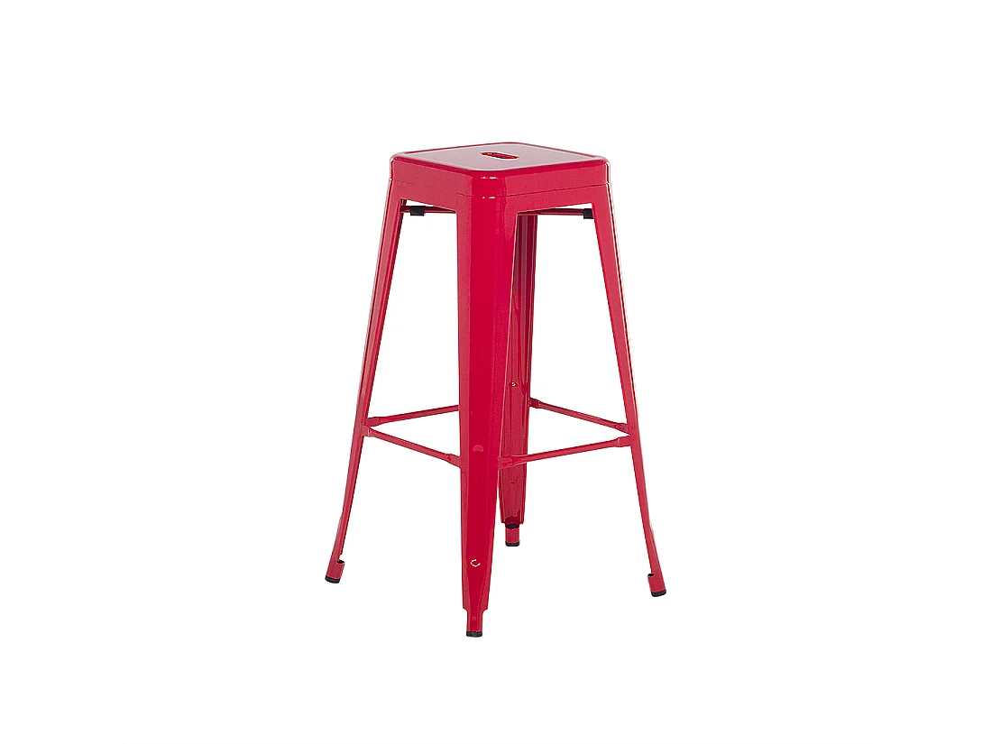 Tabouret de bar Set de 2 Rouge CABRILLO