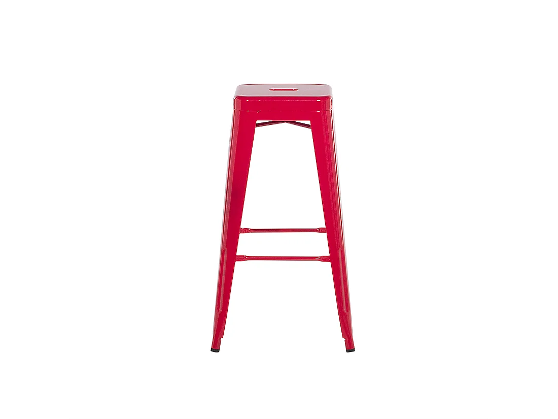Tabouret de bar Set de 2 Rouge CABRILLO