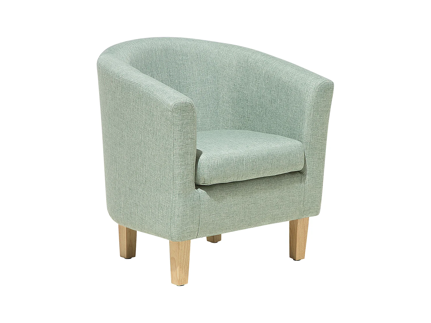 Trendy Cocktailsessel Polsterbezug Fußhocker hellgrün Holden