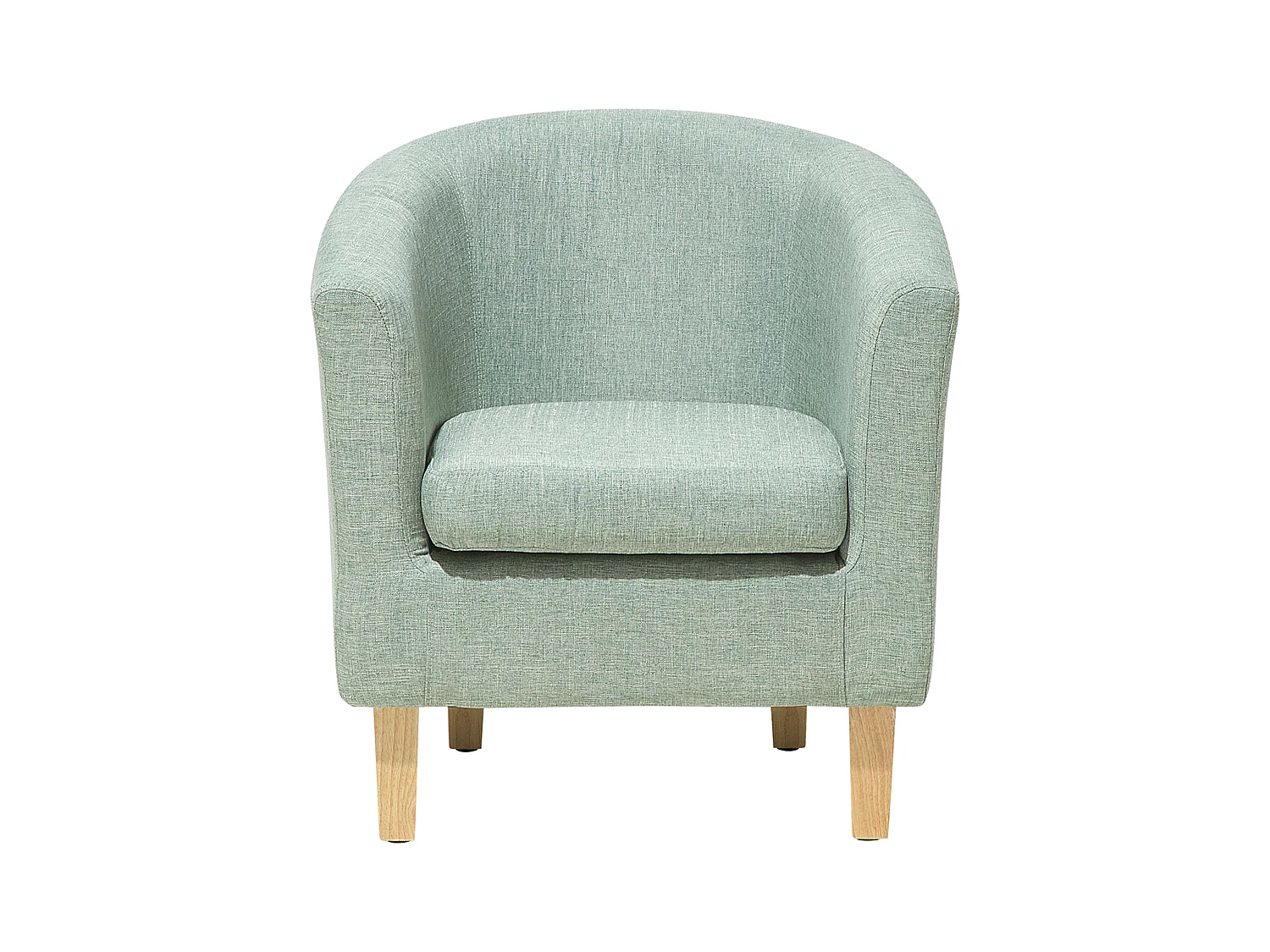 Trendy Cocktailsessel Polsterbezug Fußhocker hellgrün Holden