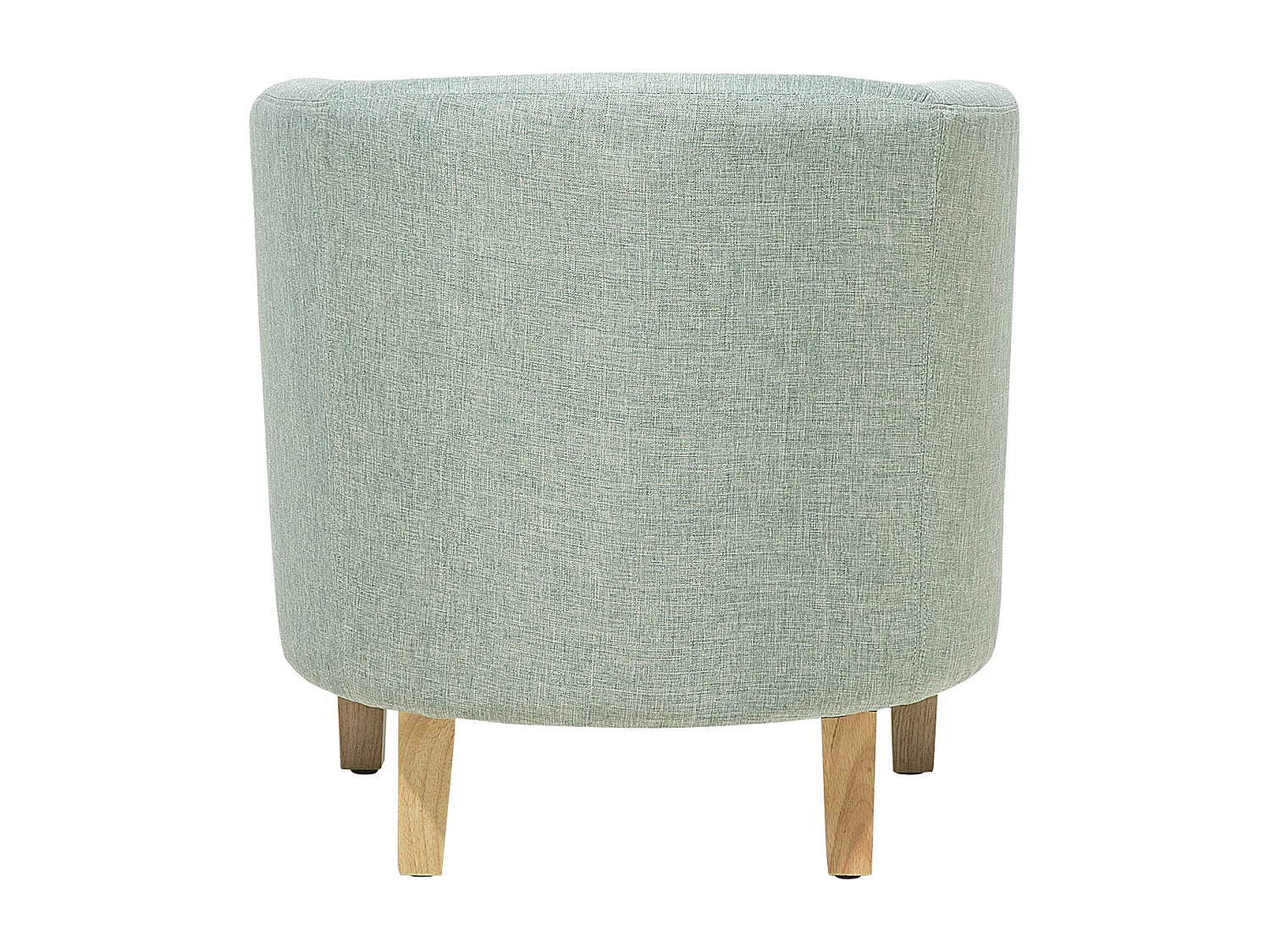 Fauteuil HOLDEN met voetenbank Stof Lichtgroen