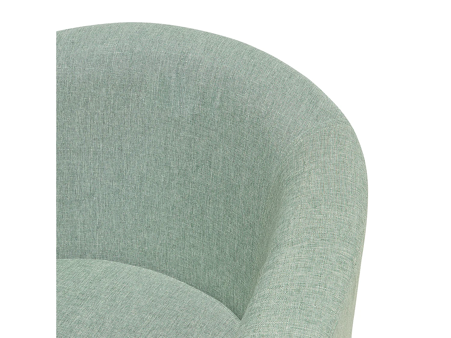 Fauteuil HOLDEN met voetenbank Stof Lichtgroen