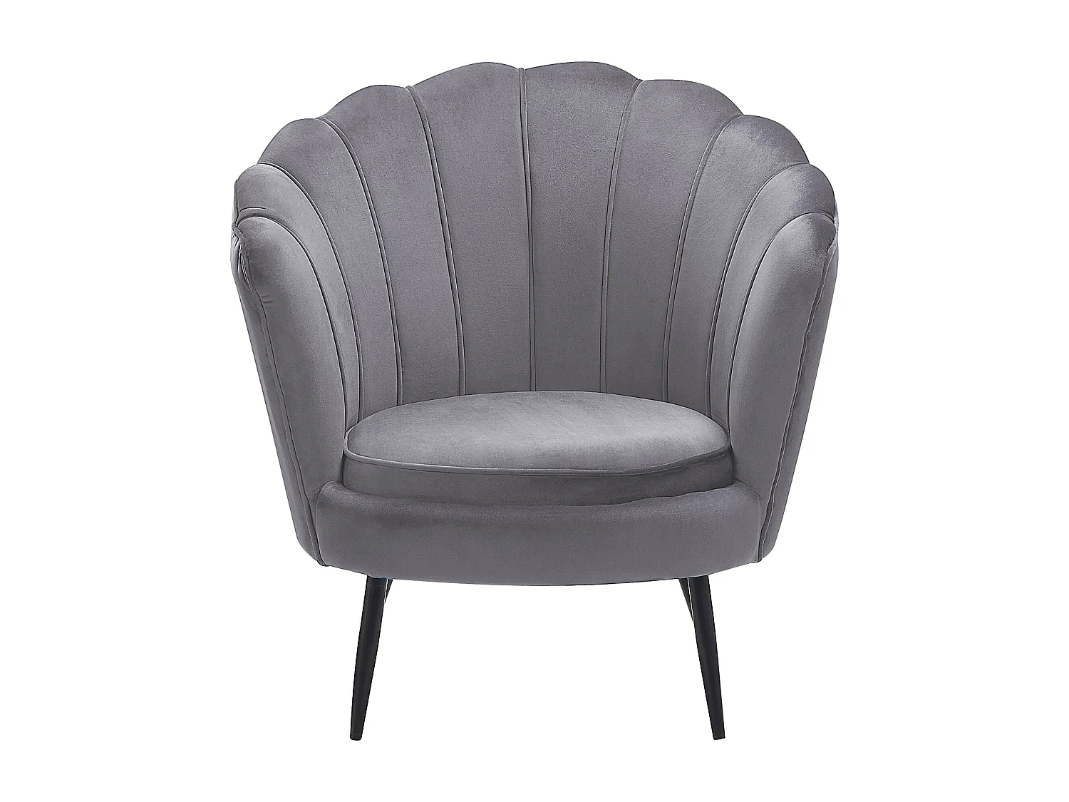 Fauteuil LOVIKKA Fluweel Grijs