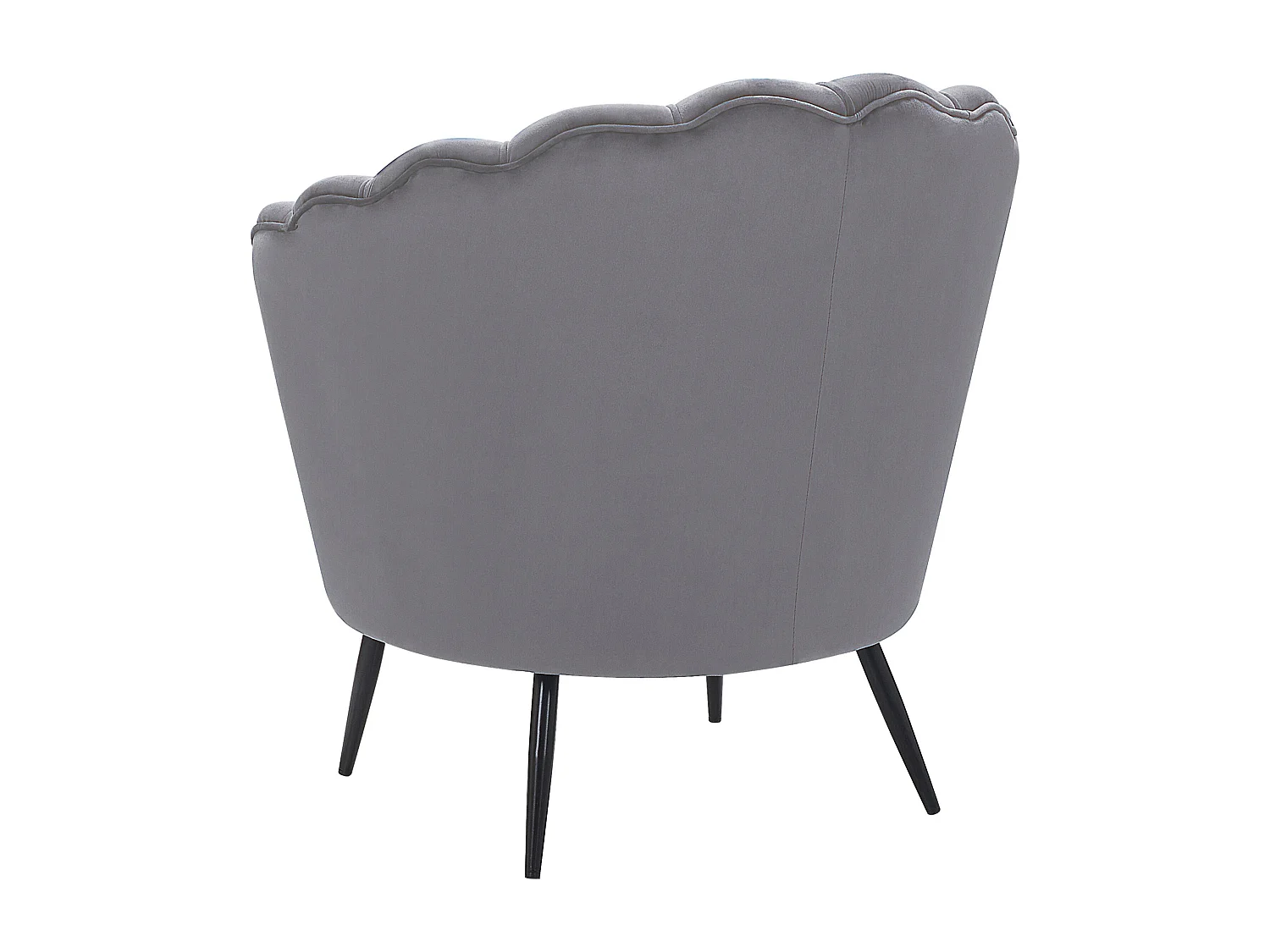 Fauteuil LOVIKKA Fluweel Grijs