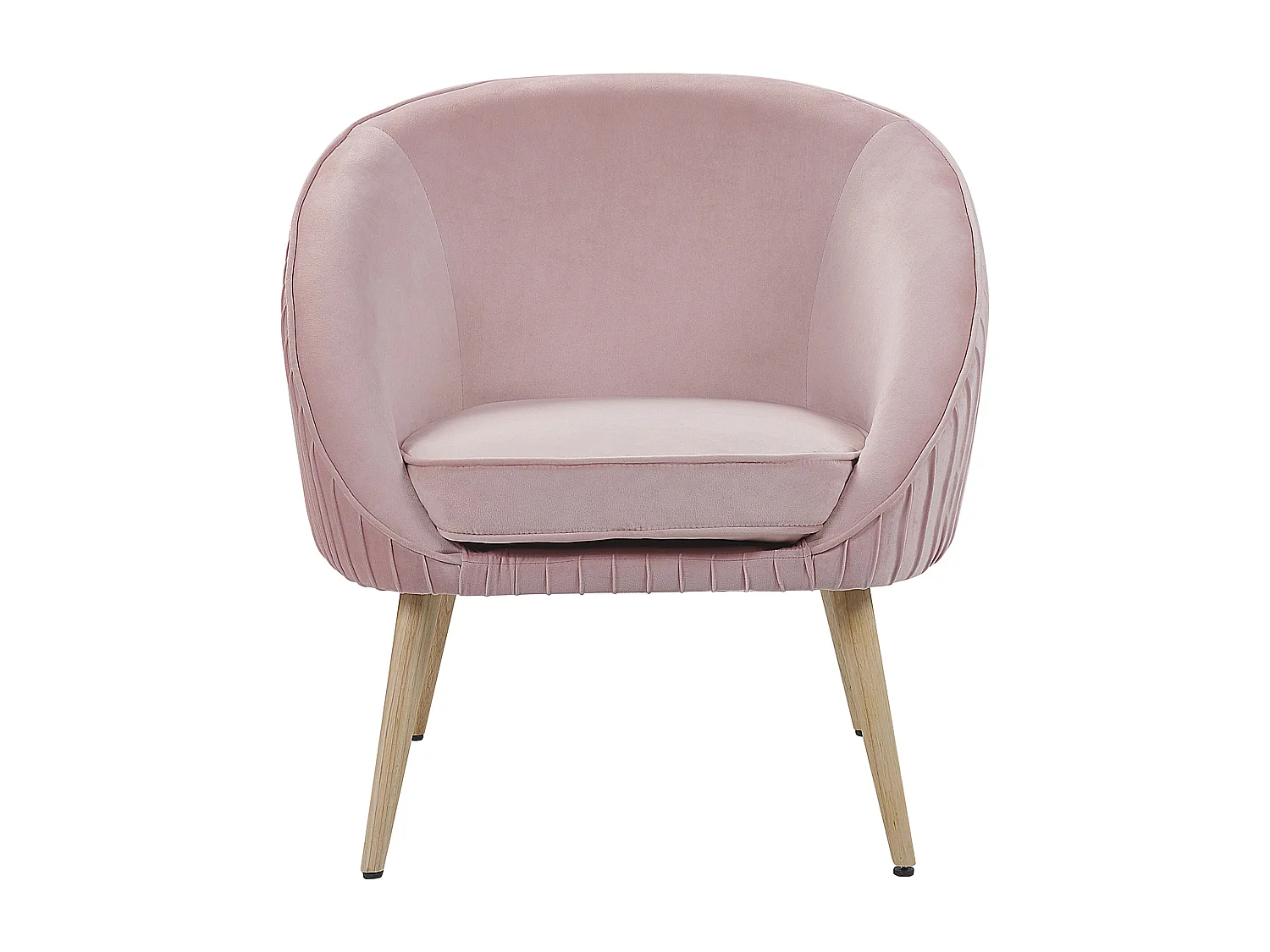 Fauteuil TROMSO Velours Rose