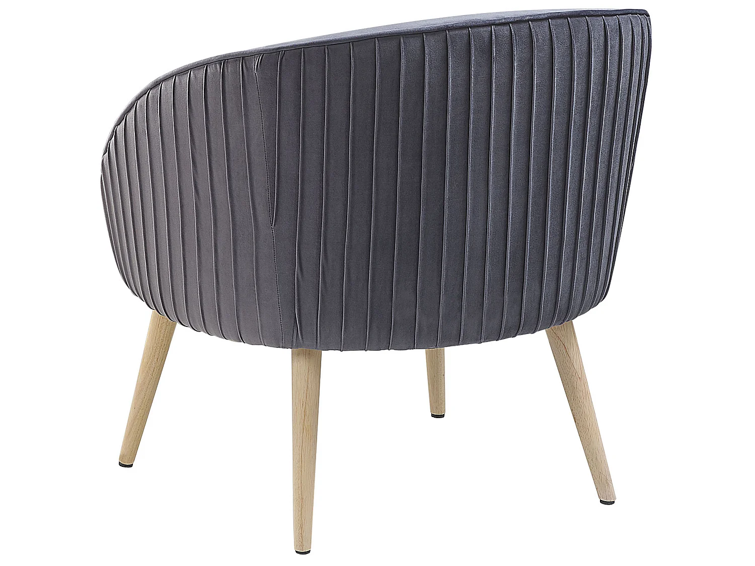 Fauteuil TROMSO Fluweel Grijs