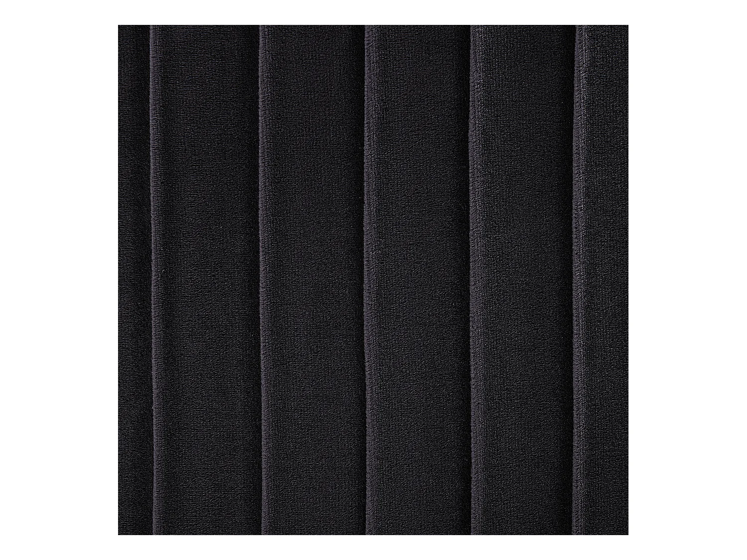 Moderner Retro-Sessel aus Samtstoff in Schwarz Tromso