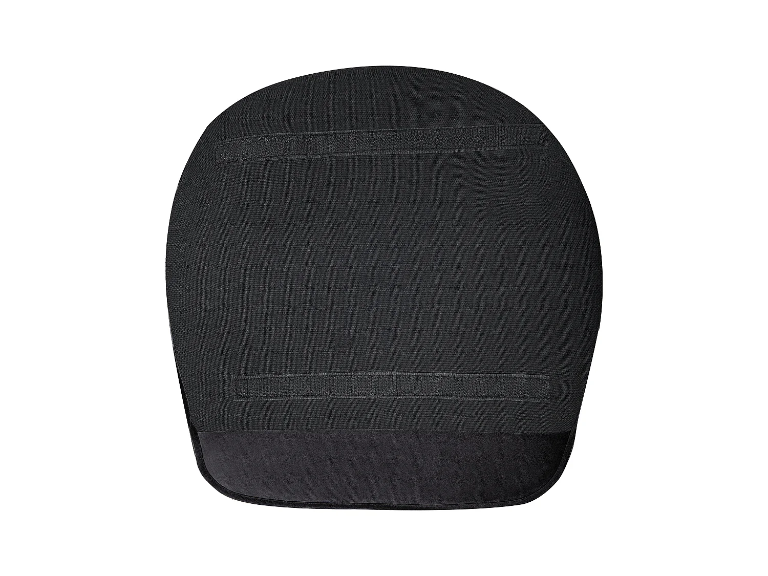 Moderner Retro-Sessel aus Samtstoff in Schwarz Tromso