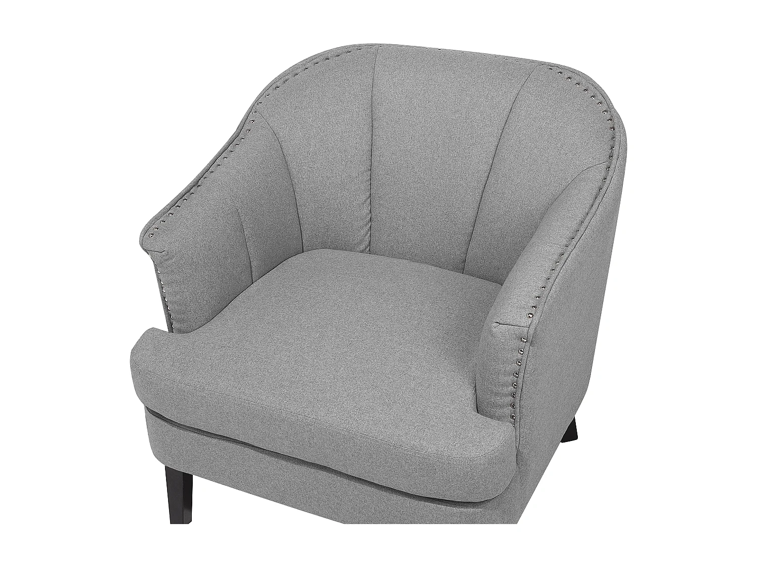 Fauteuil ELVERUM Tissu Gris clair