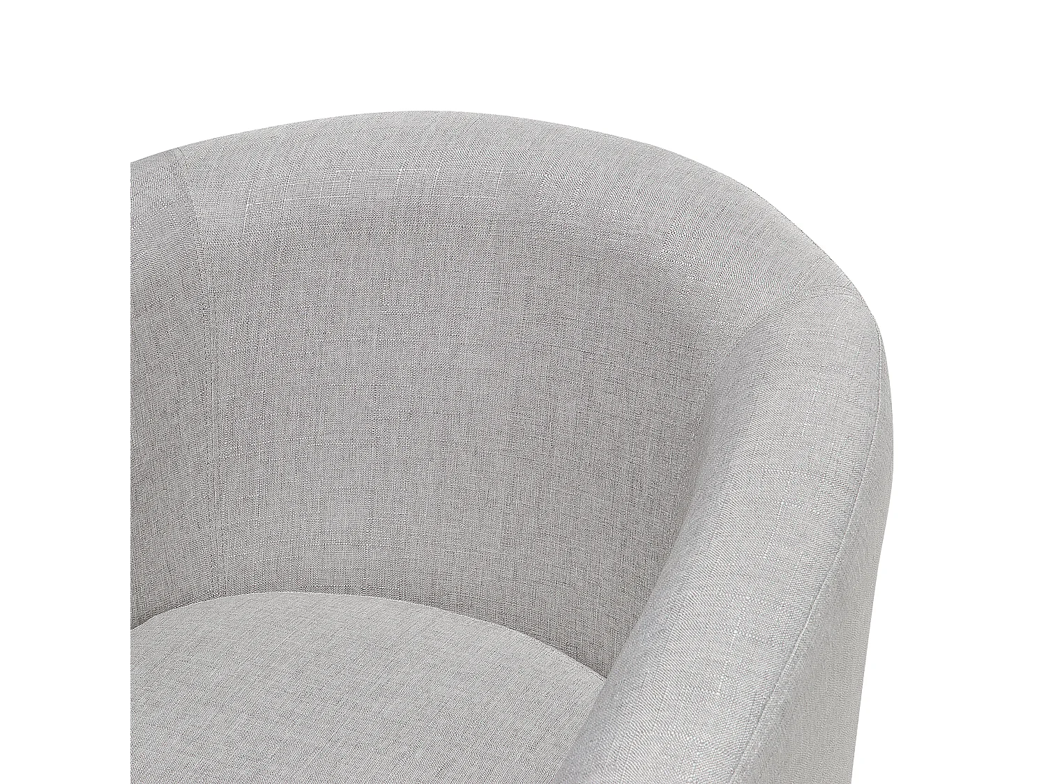 Fotel HOLDEN Z podnóżkiem Jasnoszary