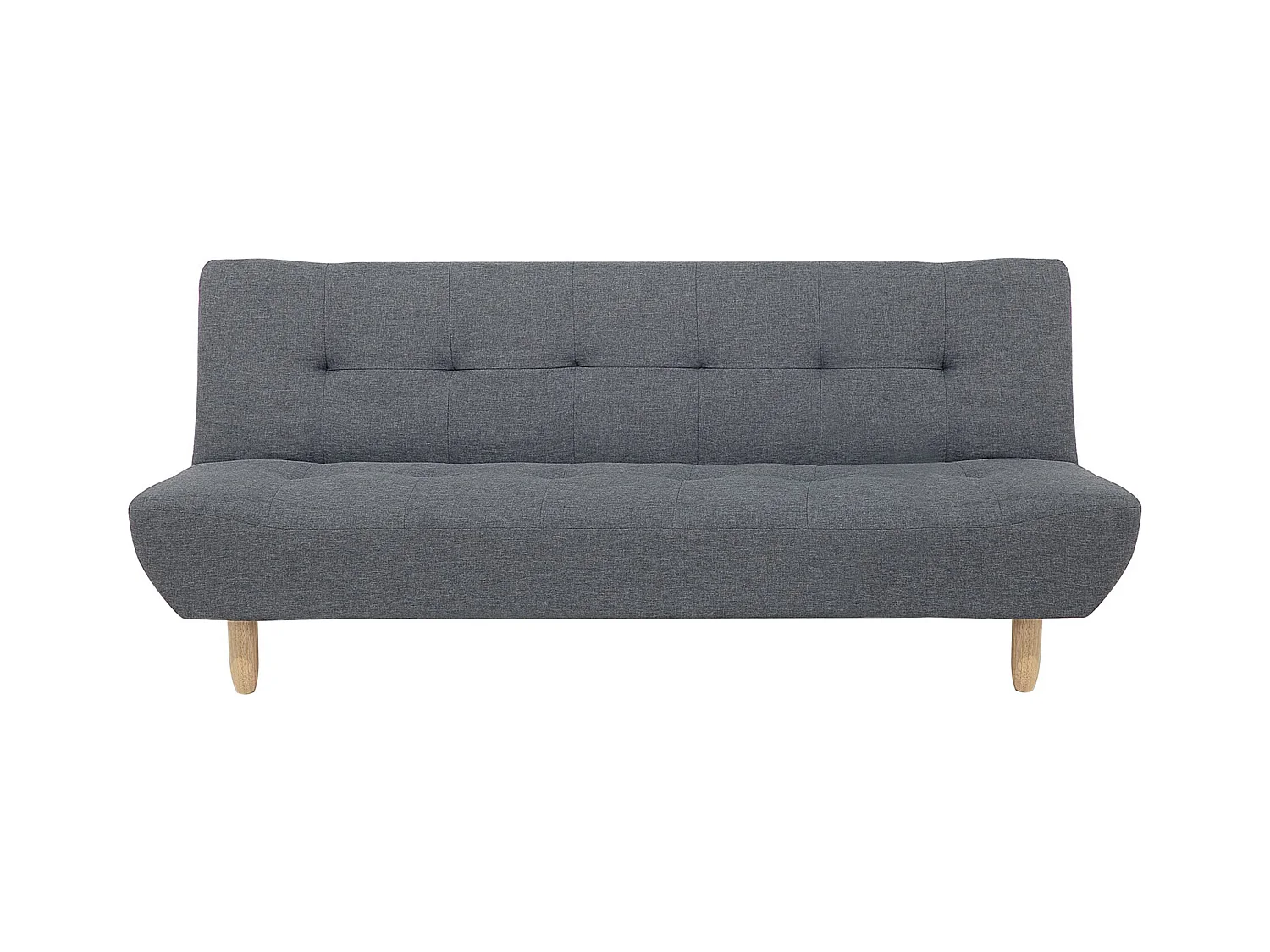 Canapé-lit 3 places ALSTEN Tissu Gris foncé