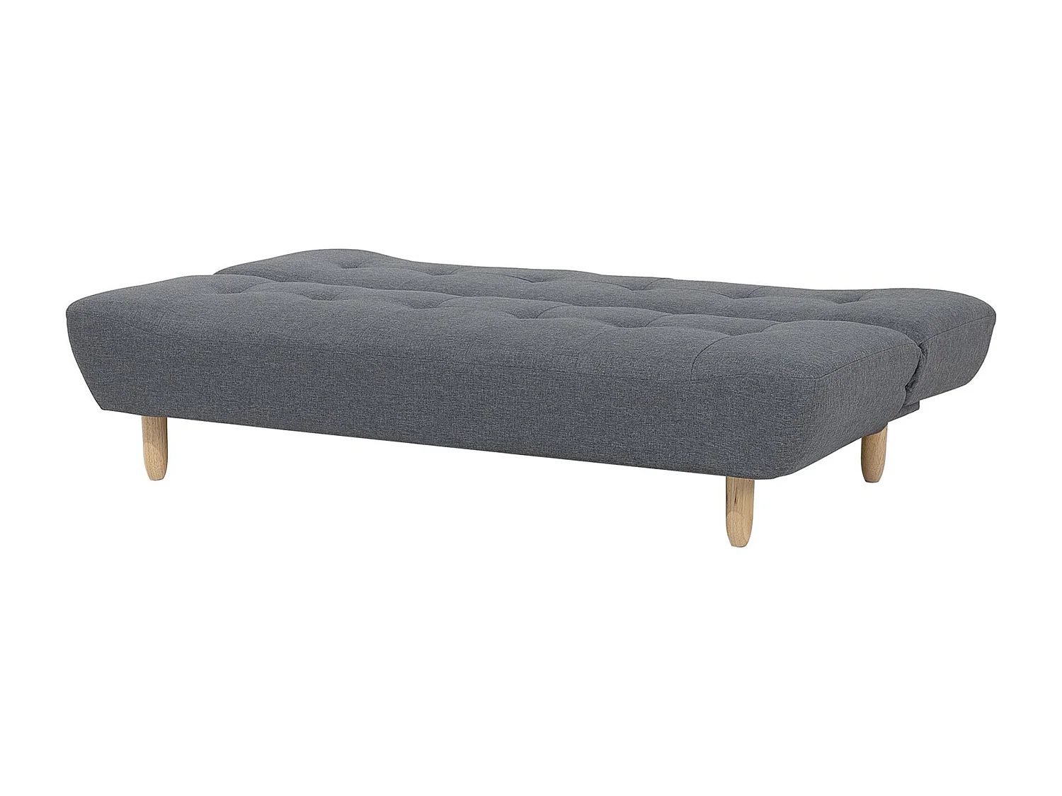 Slaapbank ALSTEN Stof Donkergrijs 3-zitter