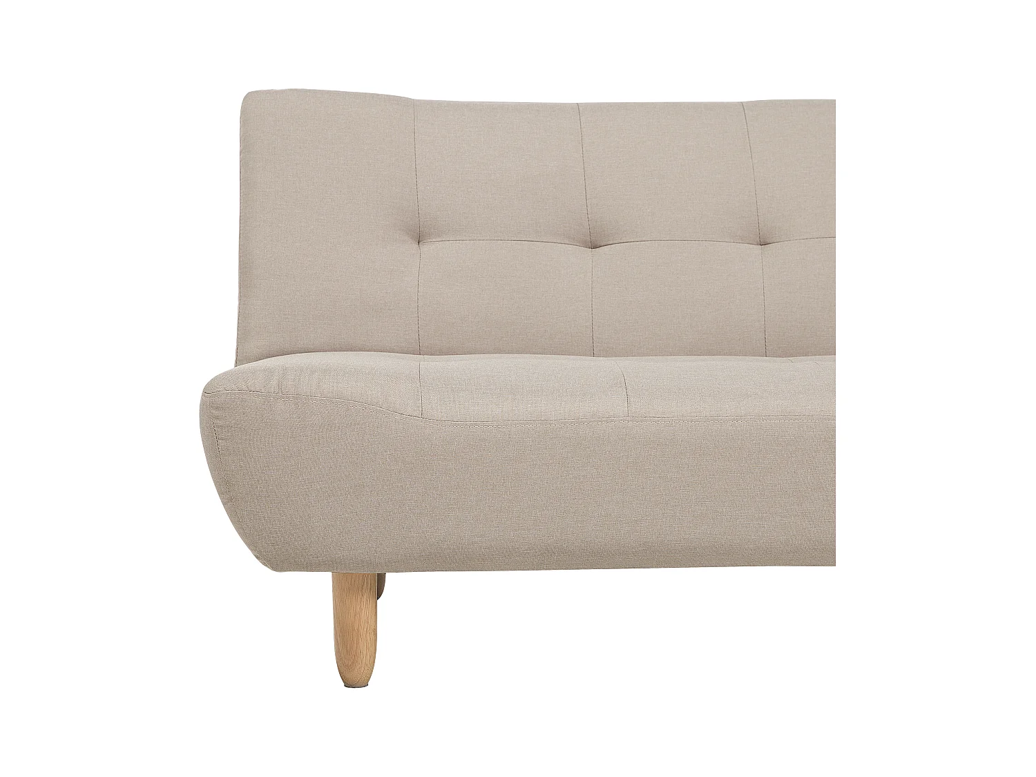 Slaapbank ALSTEN Stof Beige 3-zitter