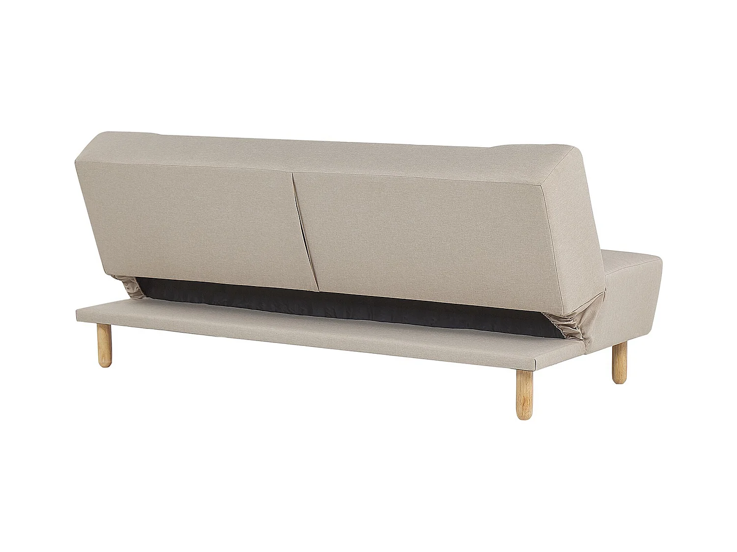 Canapé-lit 3 places ALSTEN Tissu Beige