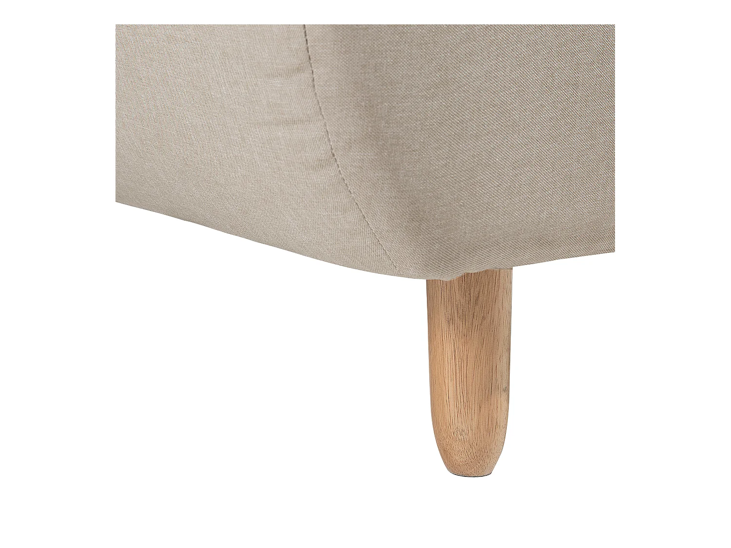 Canapé-lit 3 places ALSTEN Tissu Beige