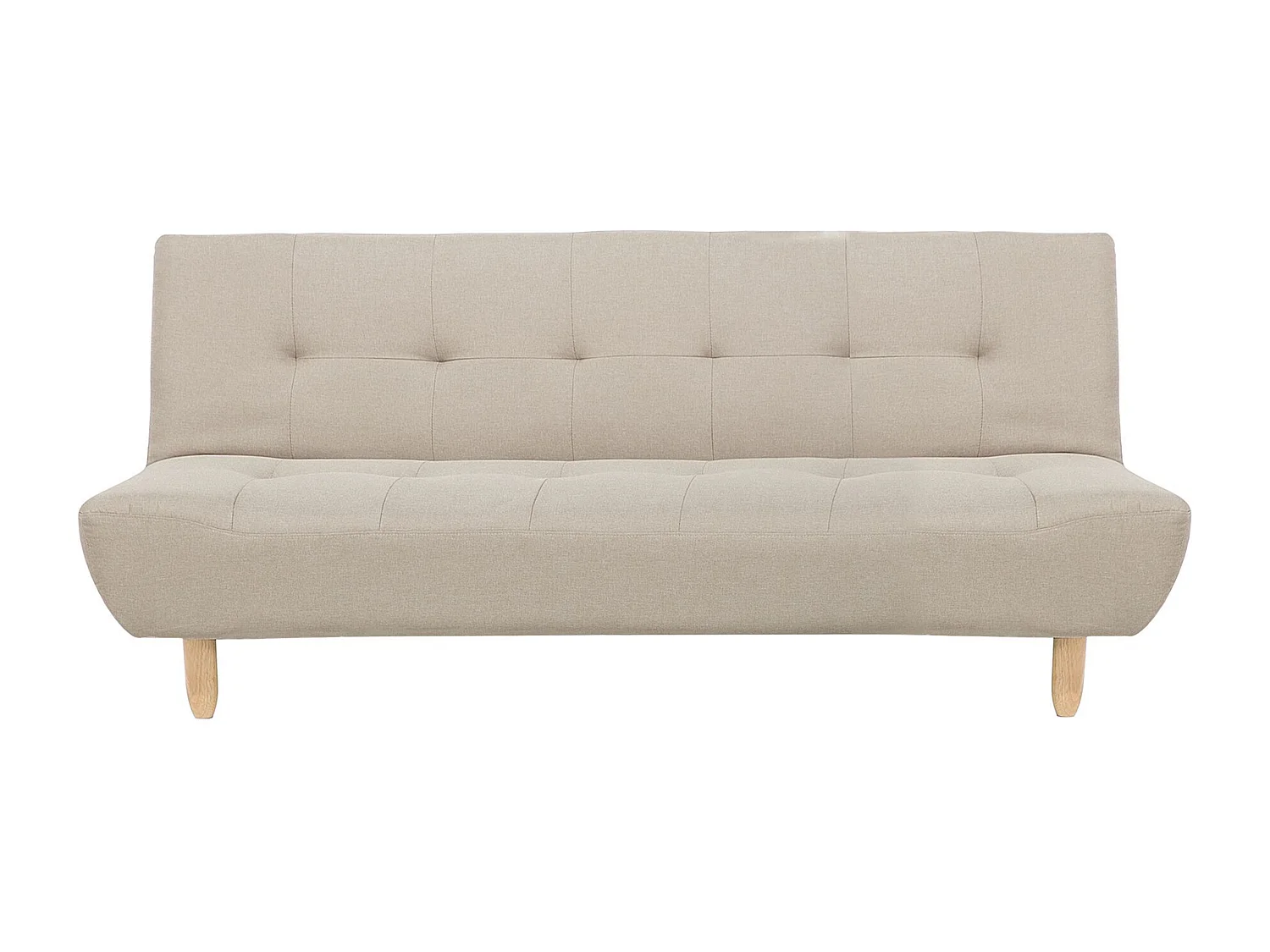 Canapé-lit 3 places ALSTEN Tissu Beige