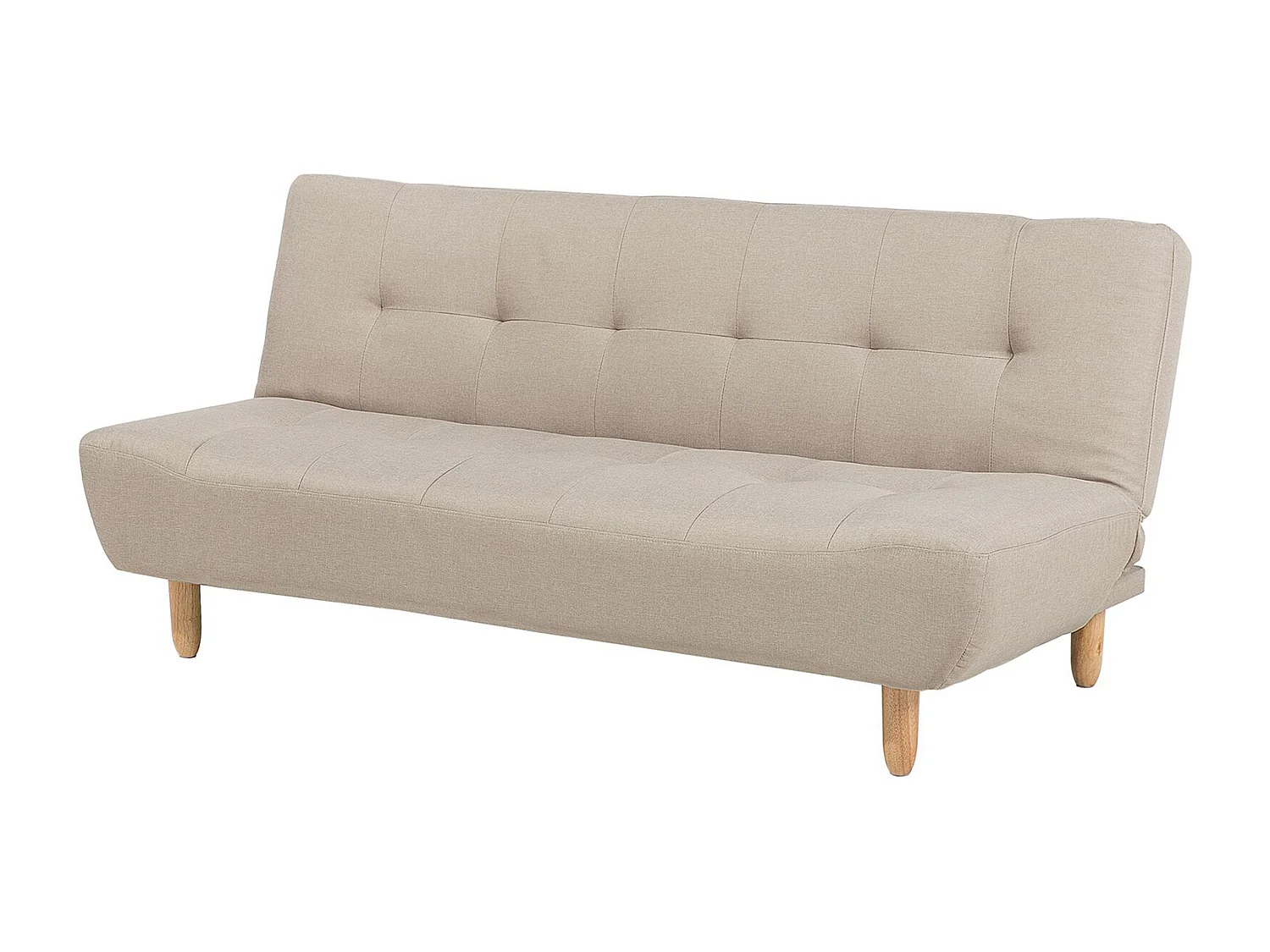 Canapé-lit ALSTEN Tissu Beige 3 places