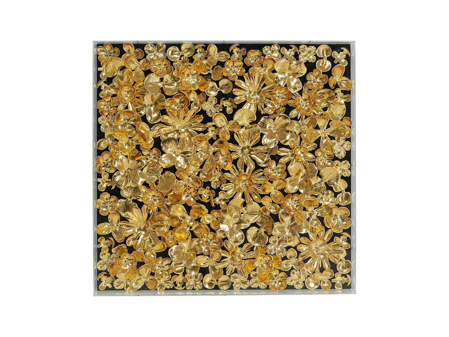Cornice decorativa Gold Flower 60x60cm