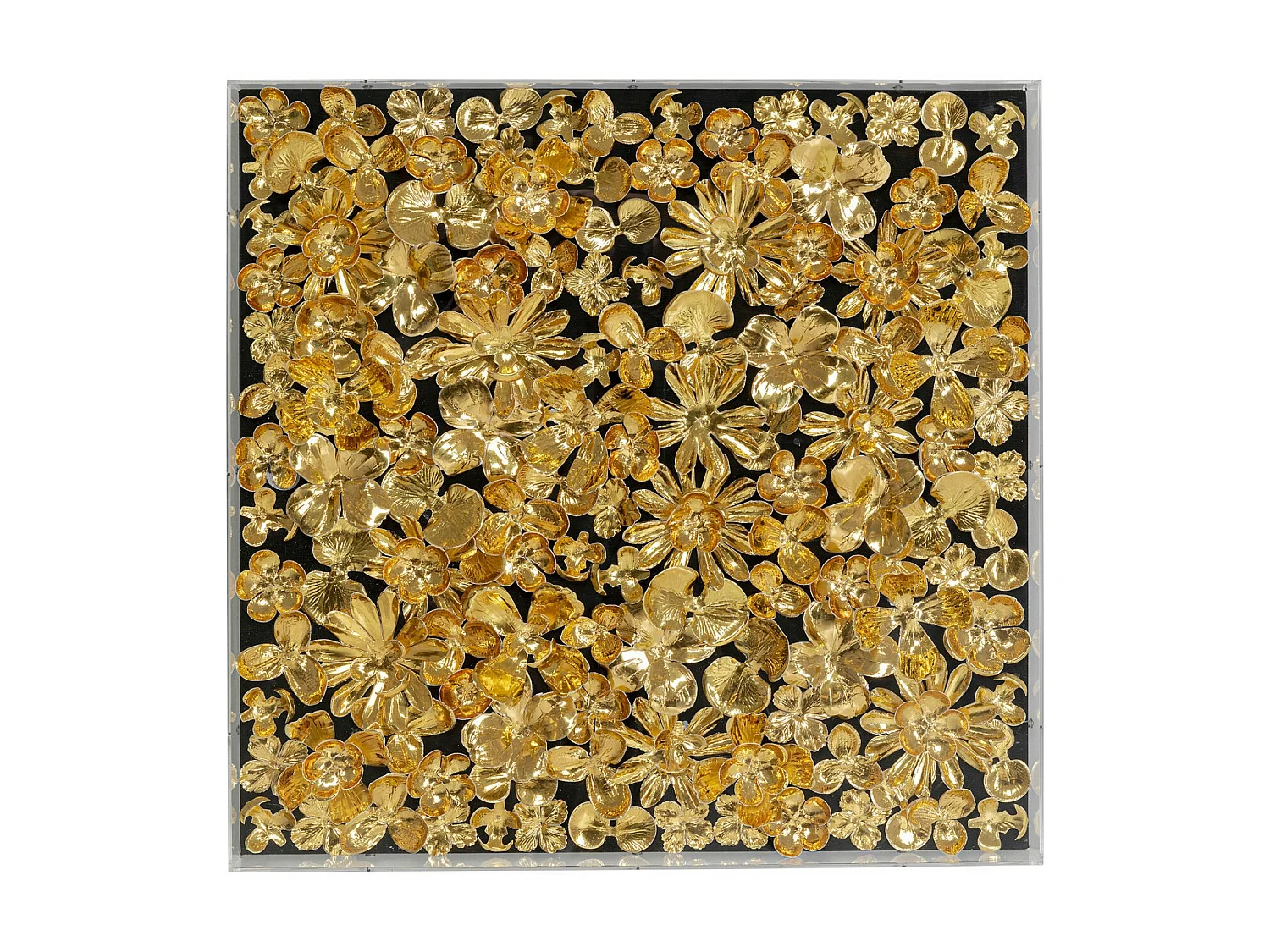 Cornice decorativa Gold Flower 60x60cm