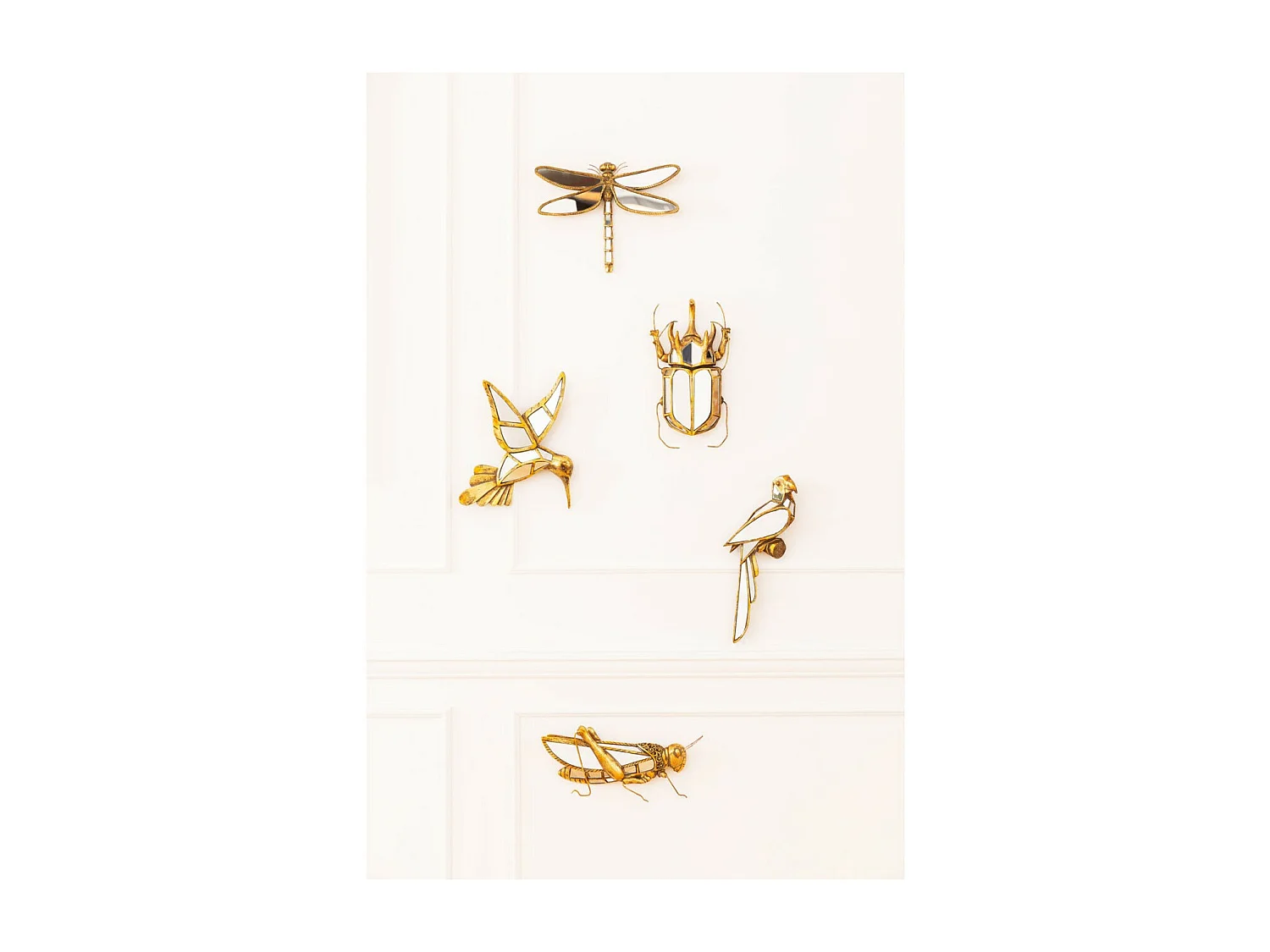 Decorazione da parete Dragonfly Mirror 27x35cm