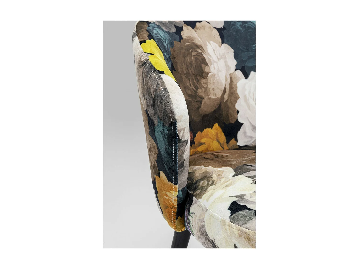 Armlehnstuhl Peony Flower Gelb