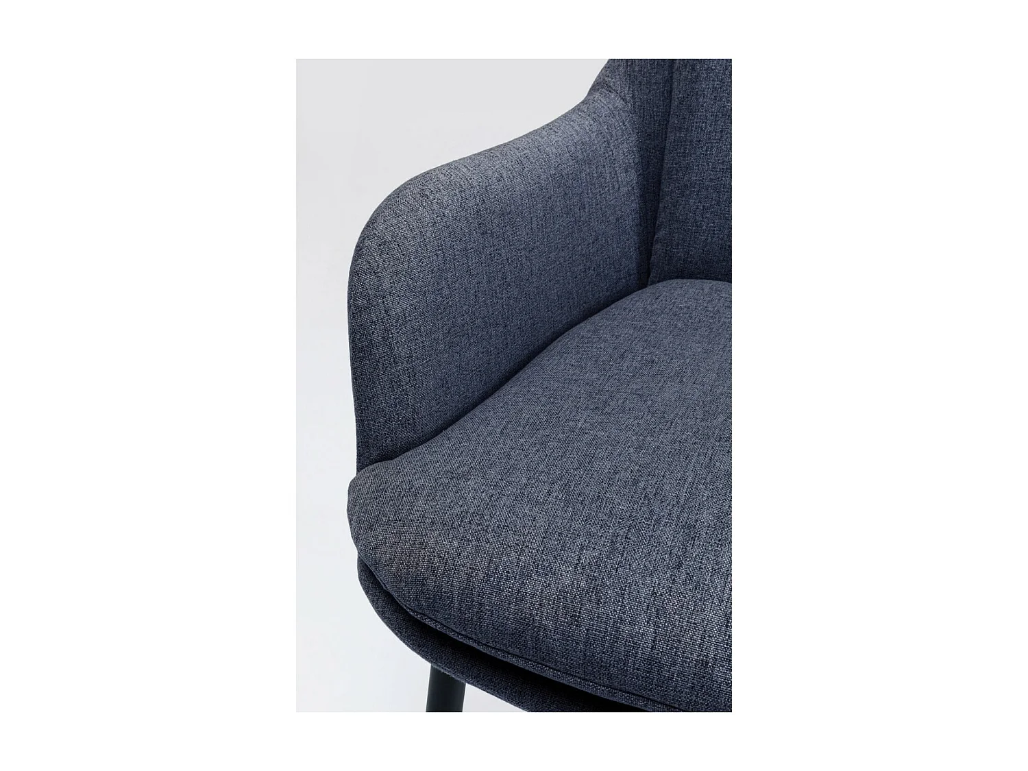 Chaise a. acc. Thea.gris foncé