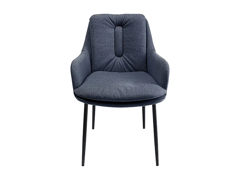 Chaise a. acc. Thea.gris foncé