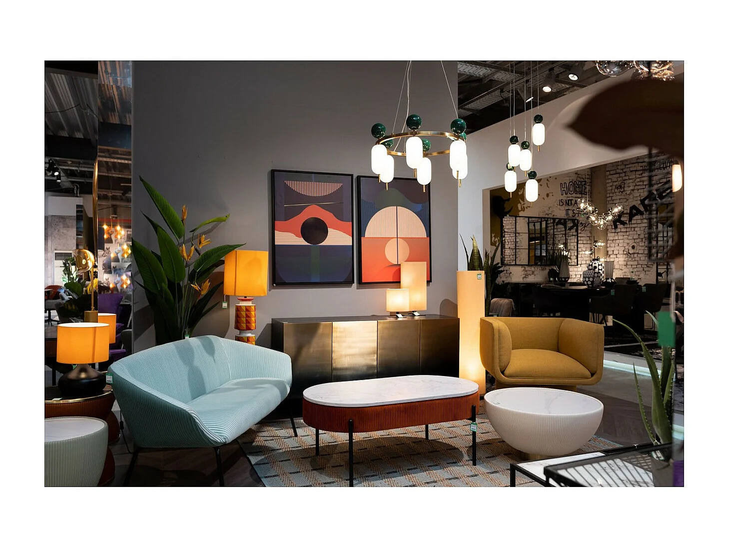 Couchtisch Endless Vegas Weiß Ø71cm