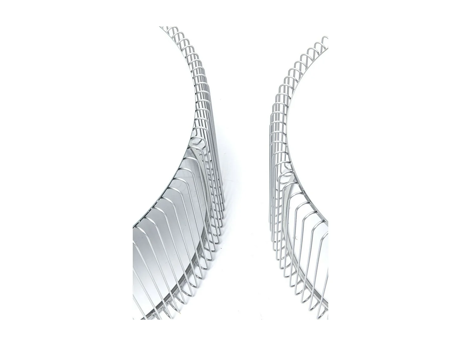 Table basse Wire argenté (2/Set)