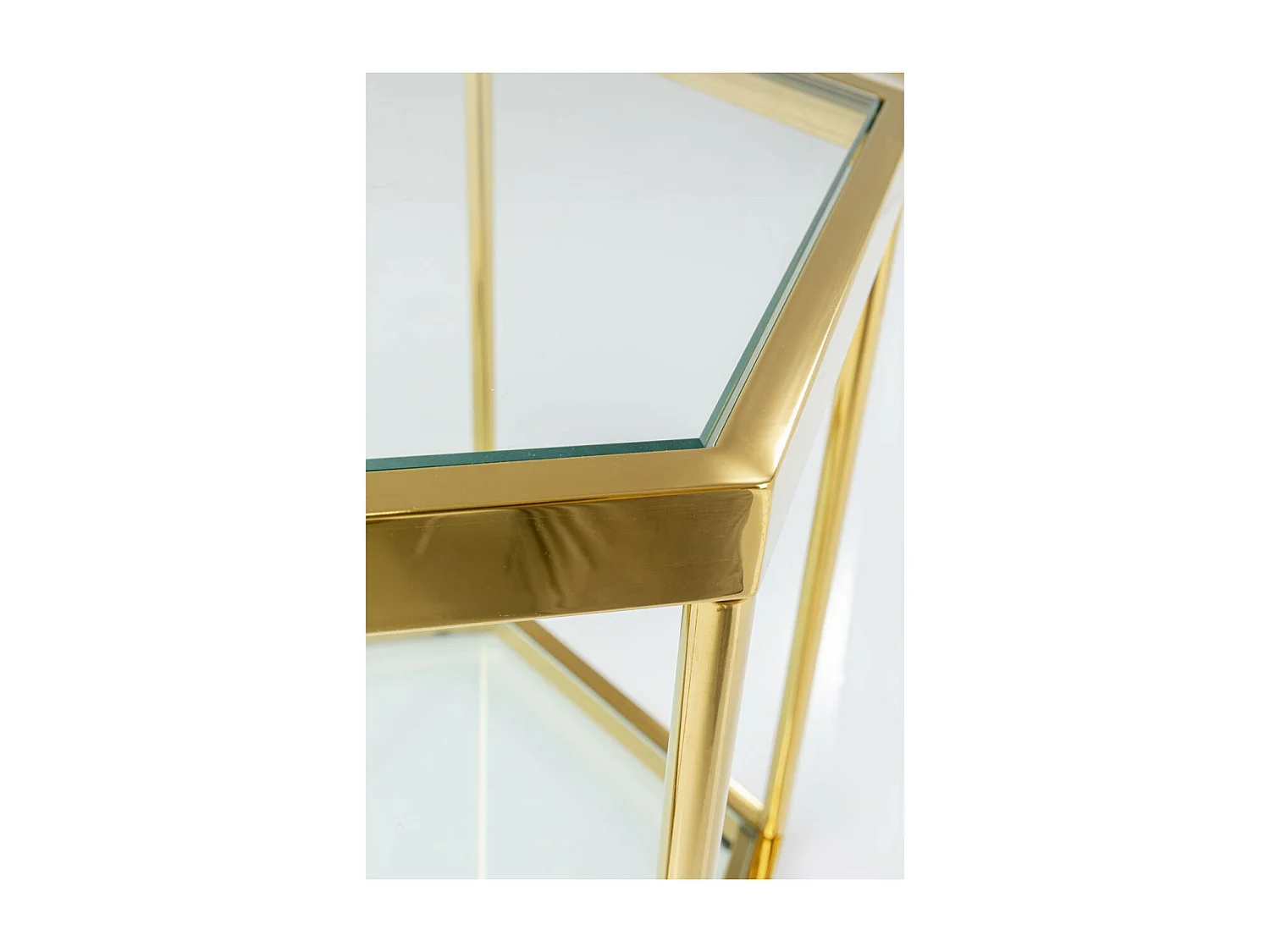 Table basse Comb doré 45