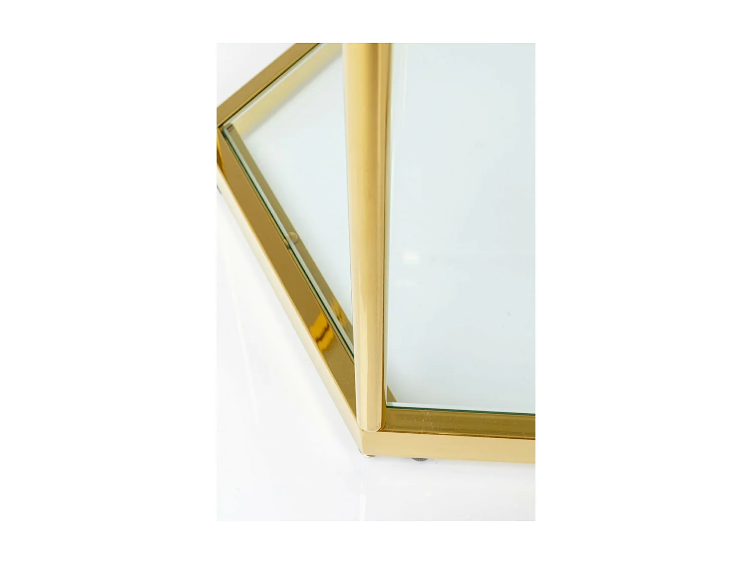 Table basse Comb doré 45