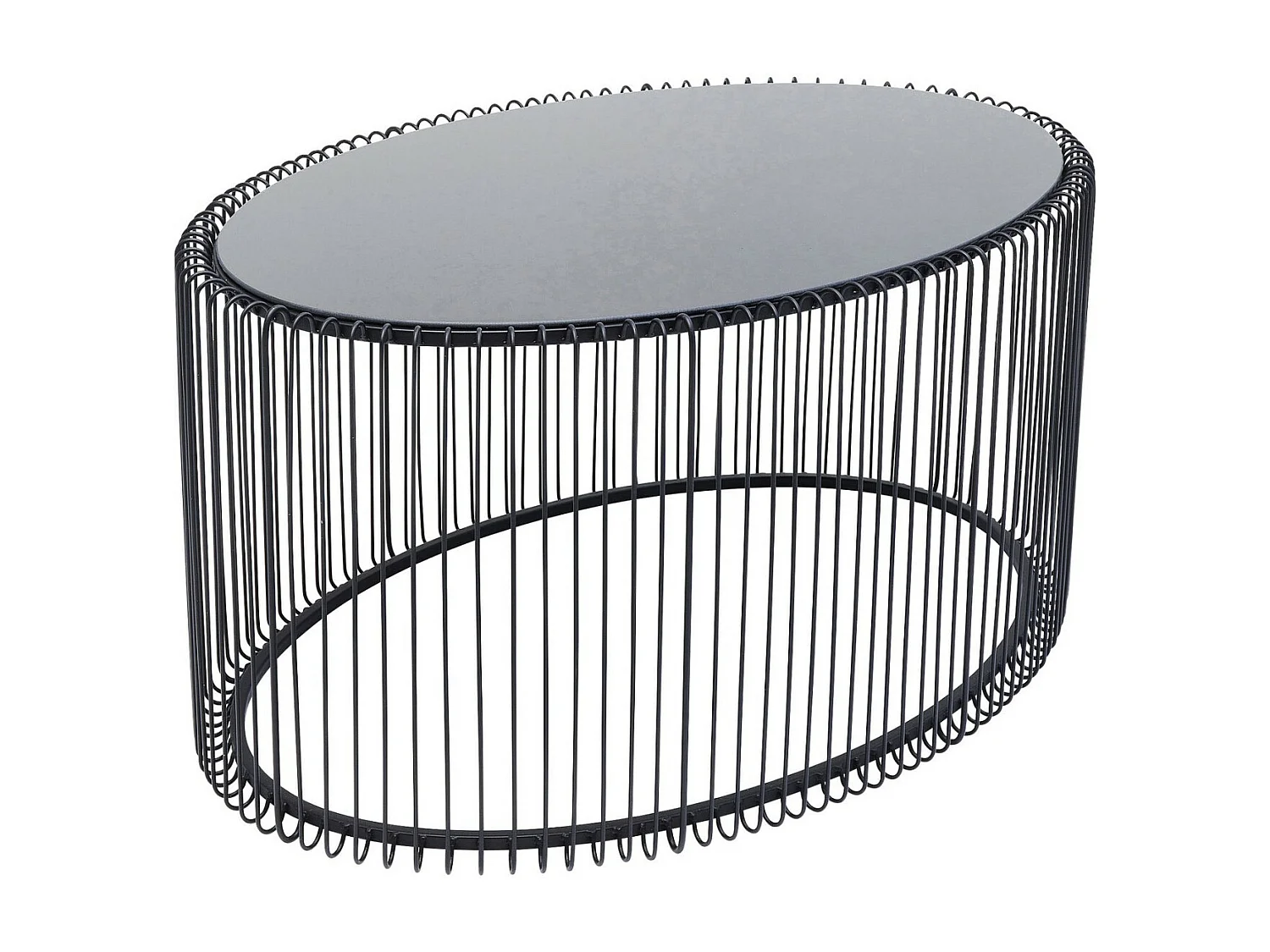 Table basse Wire Uno noir 60x90cm